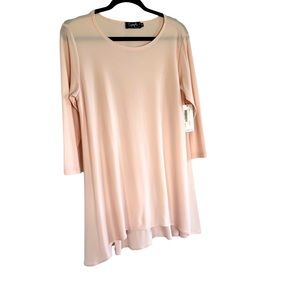 SYMPLI. Beautiful blush color. SIZE 12 . NEW LONG TUNIC!